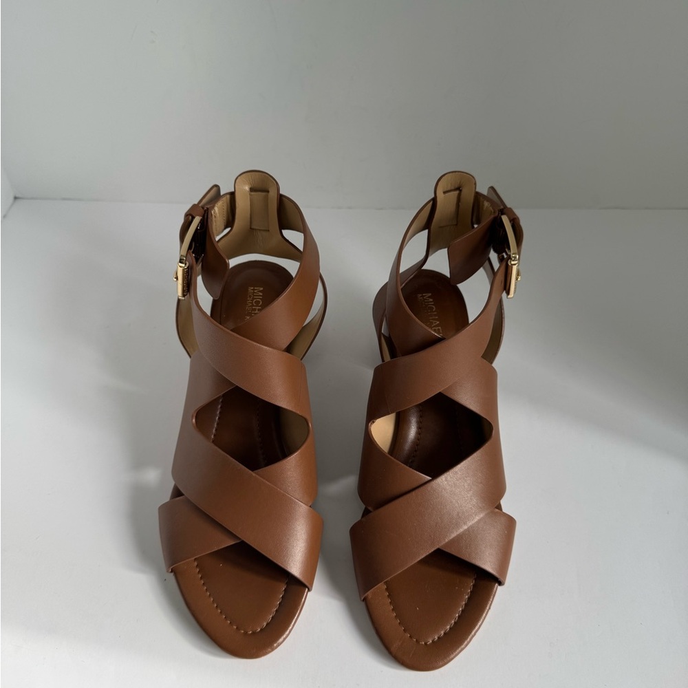 MICHAEL Michael Kors Maribella Brown Sandal Size 6.5 - Picture 3 of 15